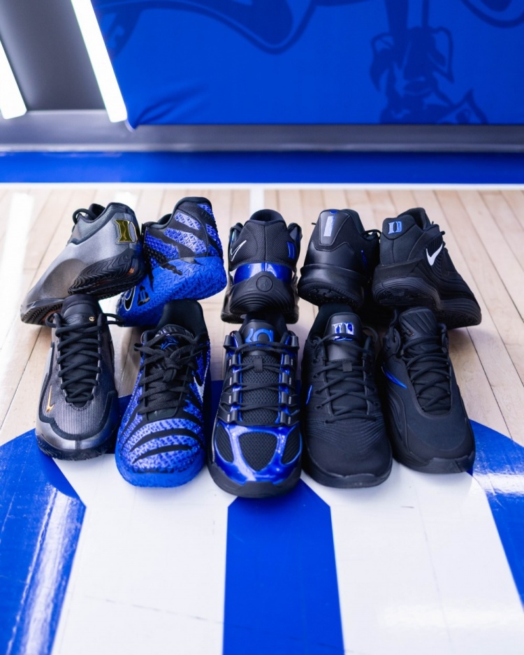 人均起步10几双！杜克男篮晒出的本赛季球队各种专属PE球鞋！