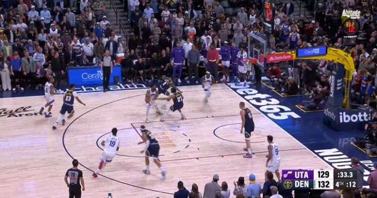 掘金爵士裁判报告：漏判关键时刻穆雷防守犯规 掘金获利