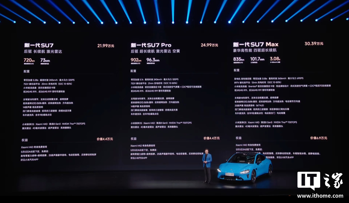 小米新一代 SU7 超级小爱升级点公布：对话更自然、车外交互更顺畅等