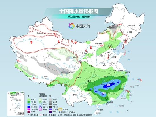 南方新一轮降雨和强对流天气上线 北方较大范围沙尘来袭