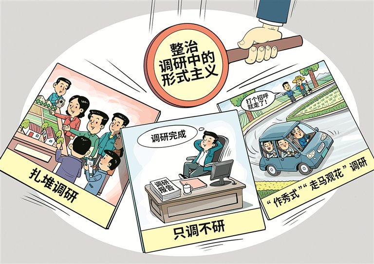 画里有话 | 调查研究要力戒形式主义