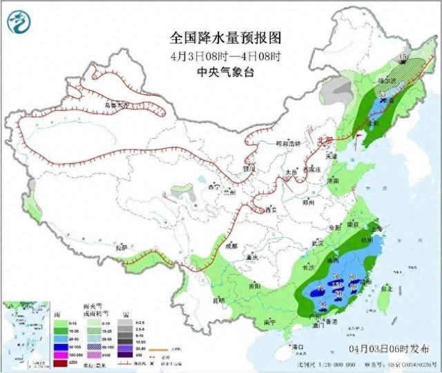 大暴雨！多地风力强劲！大范围雨雪即将来袭！清明假期出行必看→|内蒙古_新浪财经_新浪网