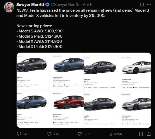 马斯克在线卖Model S/X:只有几百辆了 欲购从速!_新浪财经_新浪网