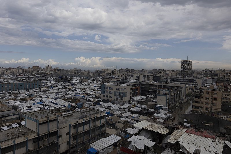 △当地时间4月7日，加沙地带加沙城