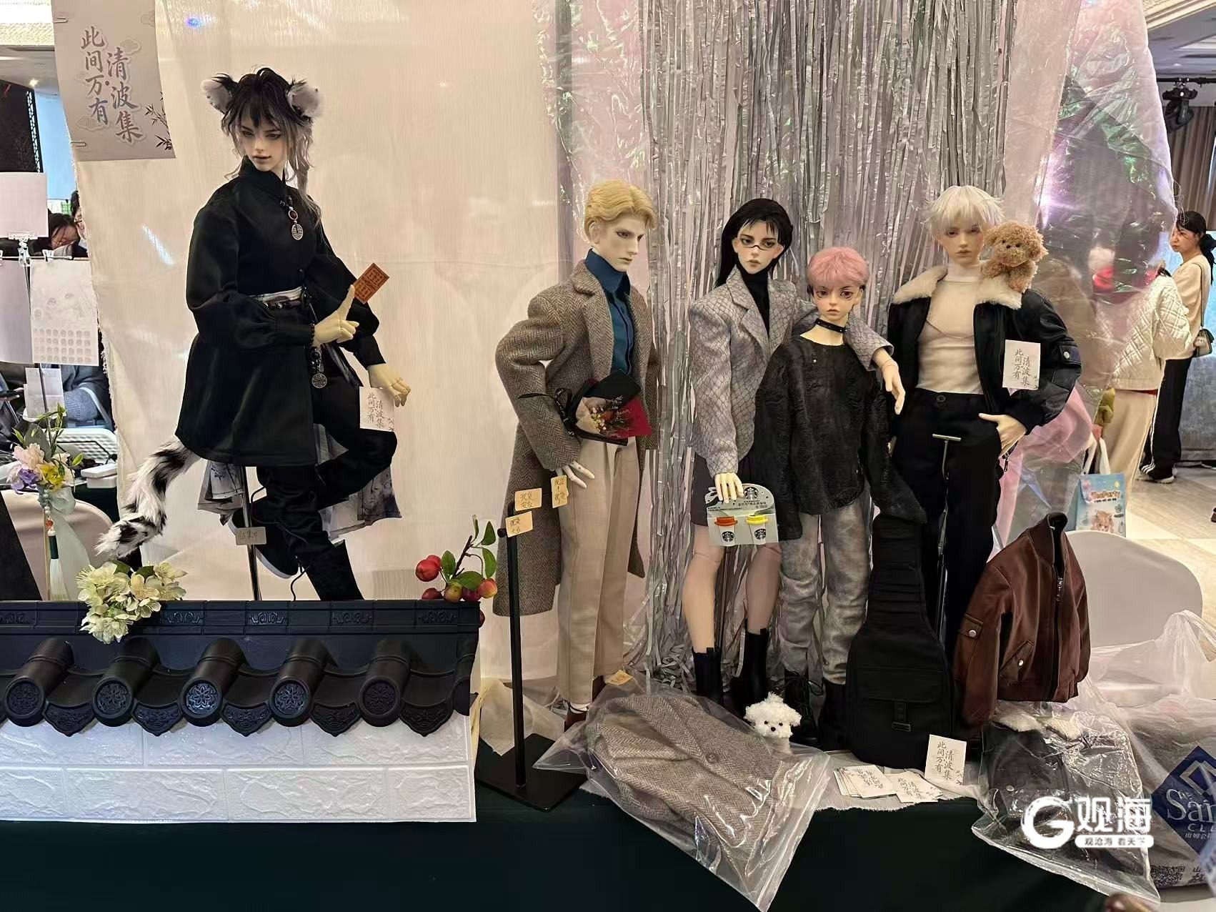 展会上《咒术会战》动漫主题的娃