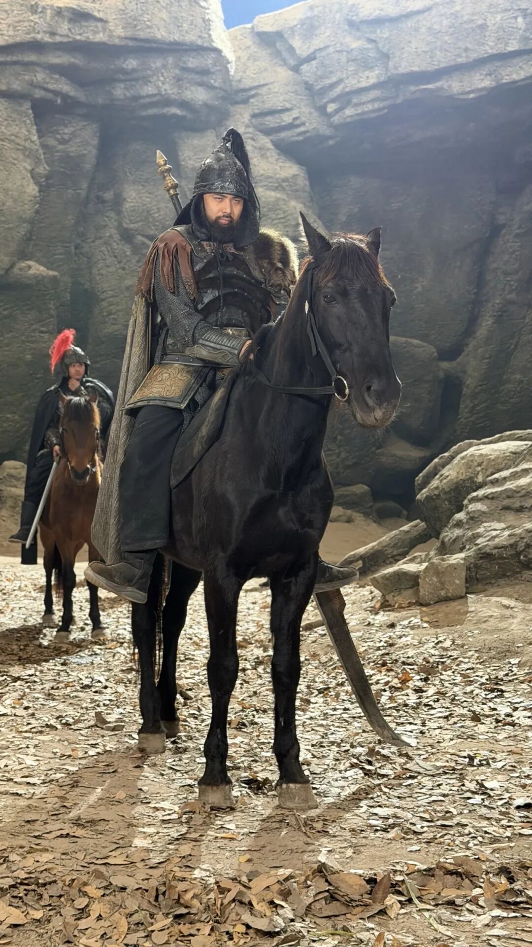 ▲李娇娥拍摄中。受访者供图