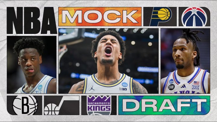 B/R模拟选秀：奇才状元迪班萨 步行者榜眼彼得森 篮网探花布泽尔