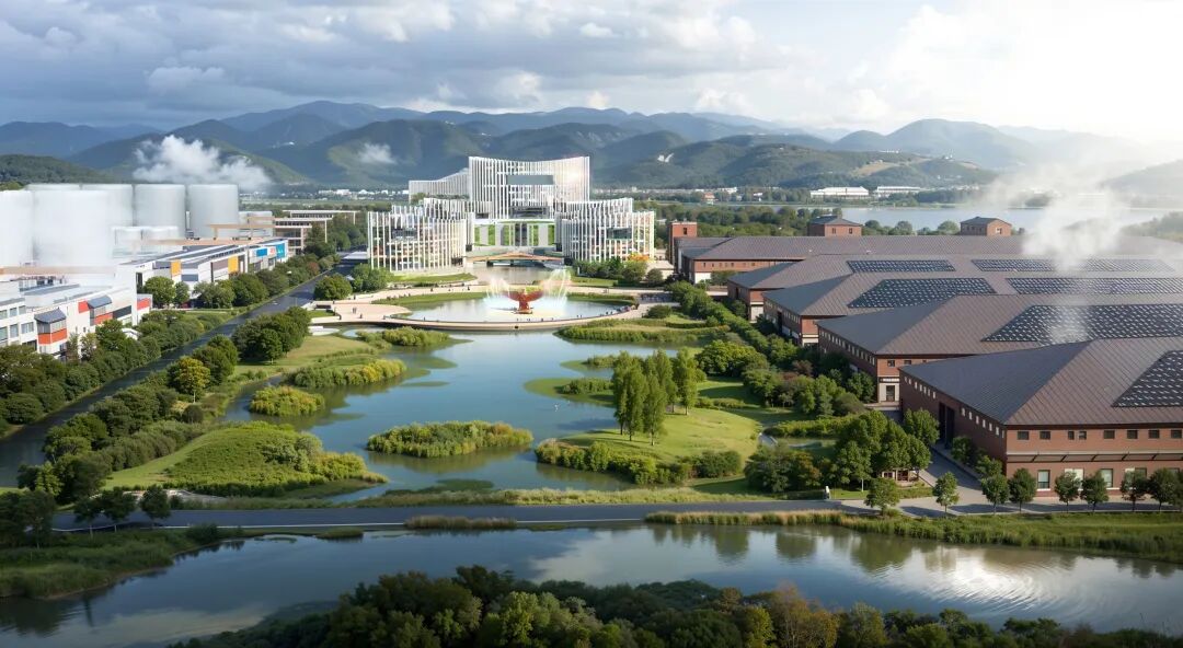 ▲规划建设中的IGIP——创建世界一流的绿色低碳园区