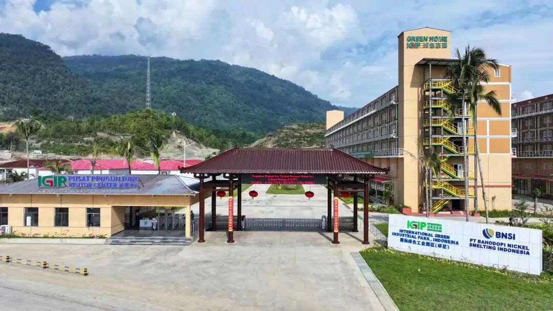 ▲建成运行的印尼员工宿舍区