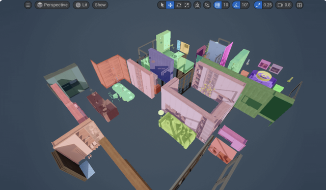 群核科技针对空间数据结束多维度结构化标注，图源：群核科技