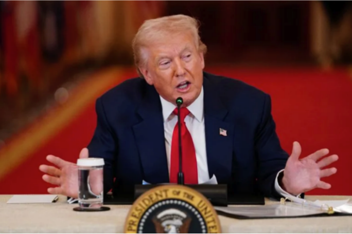 △好意思国总统特朗普（贵寓图）