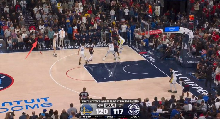 勇船裁判报告：仅1次漏判 马瑟林发边线球被追梦抢断前已5秒违例