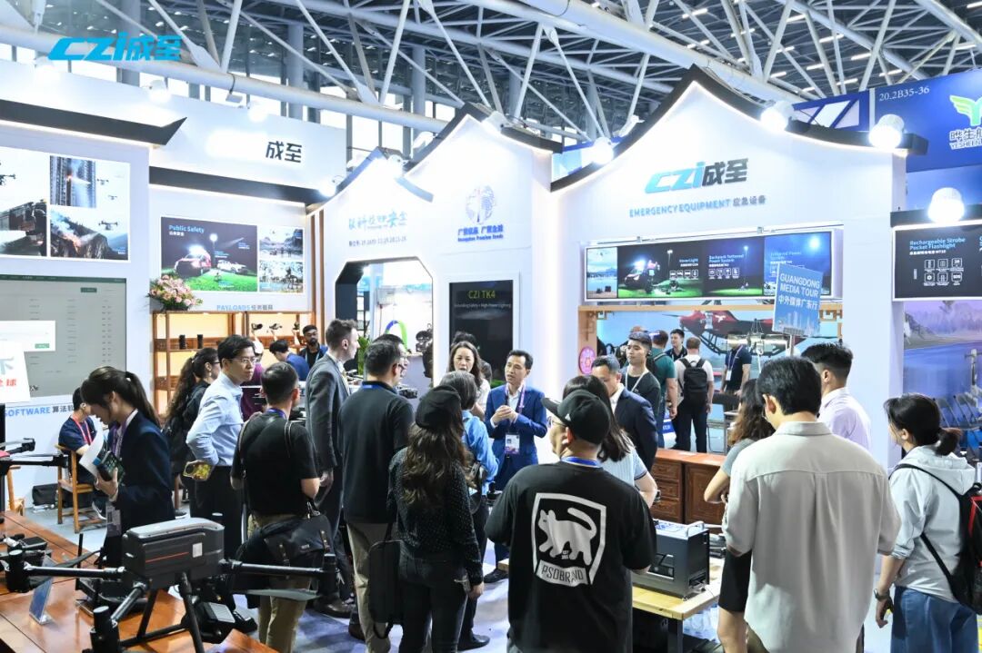 ▲广交会成至智能展位