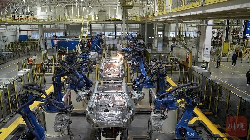 宜宾凯翼汽车生产车间。资料图