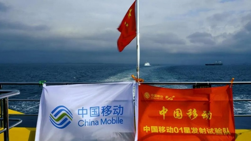 图：中国移动01星发射实验队影像