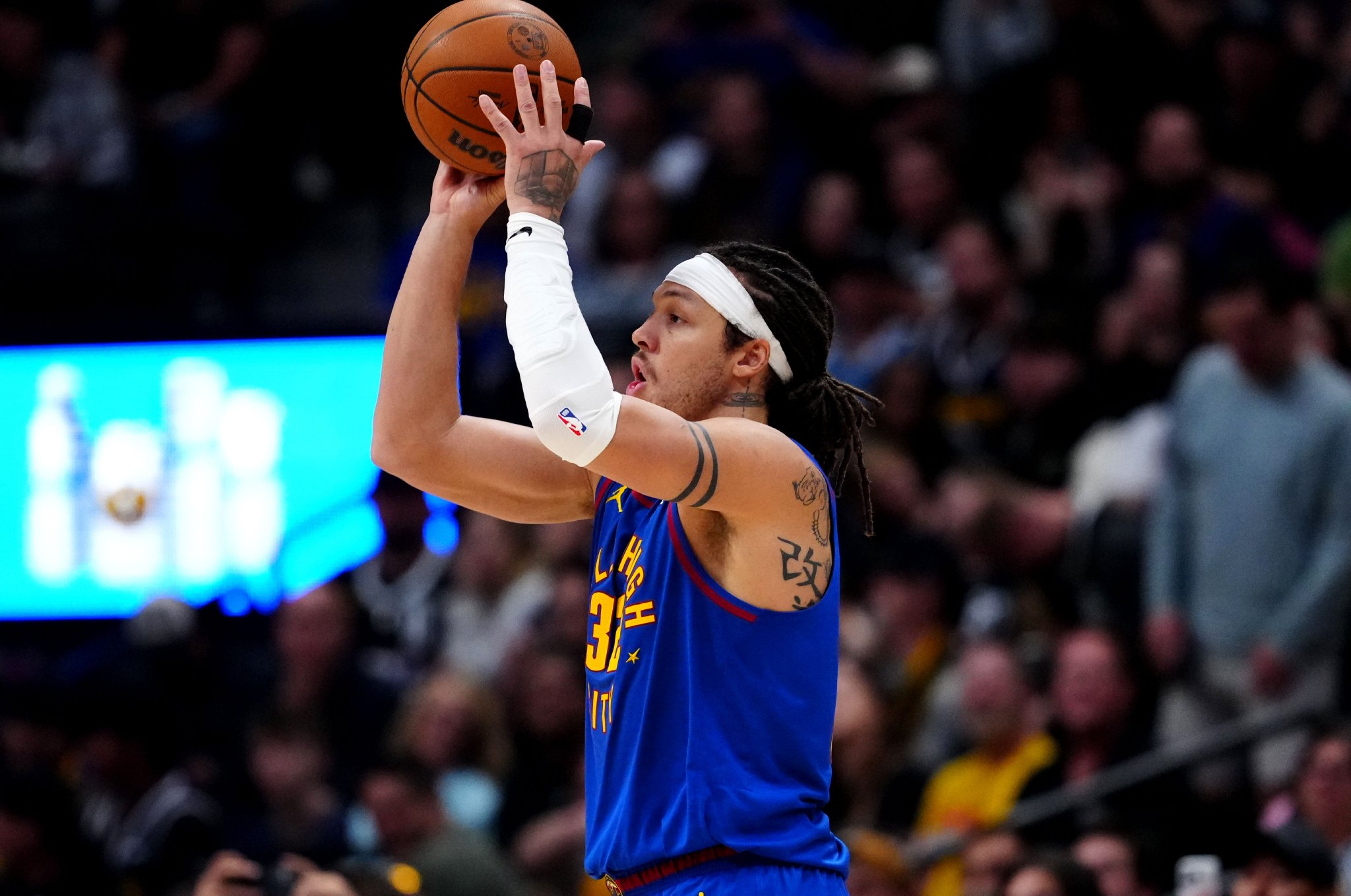 掘金折损大将！Haynes：阿隆·戈登因左小腿伤势将缺席今日G3