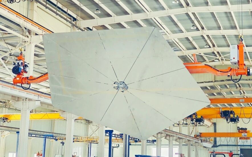 全国首条抗超高风速定日镜产线建成