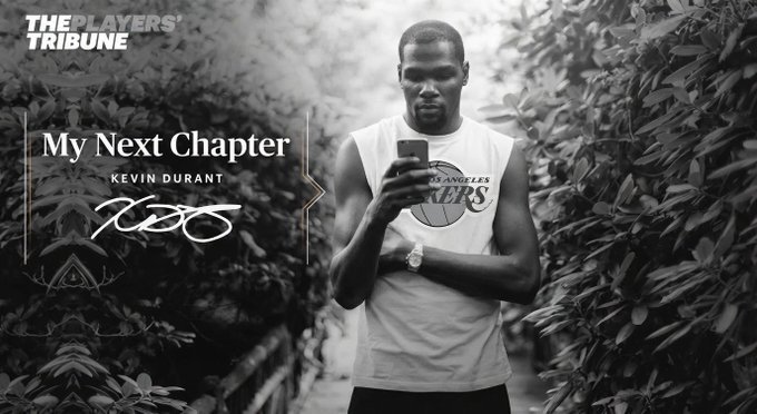 美媒P图调侃杜兰特：若是被横扫估计要来湖人了