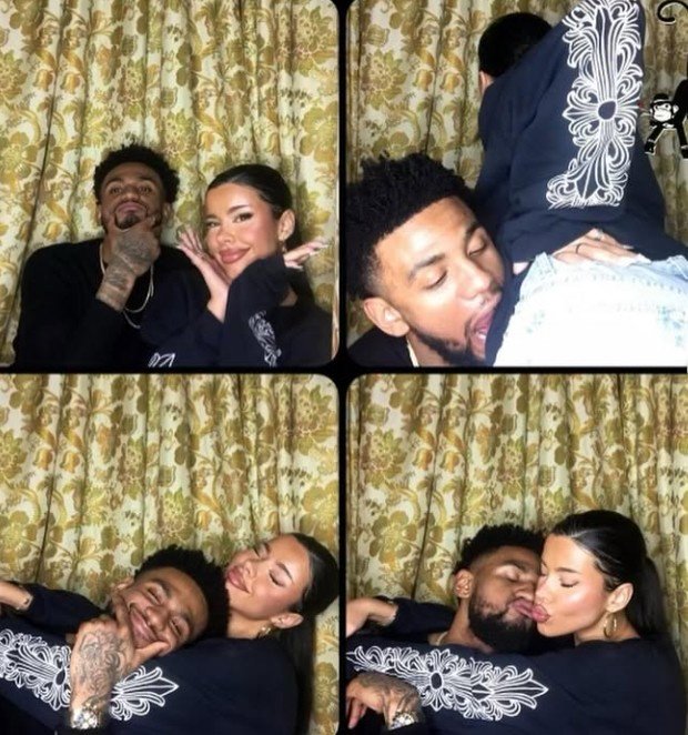 人生赢家！性感貌美女友拥吻沃克欢庆他拿下最快进步球员奖