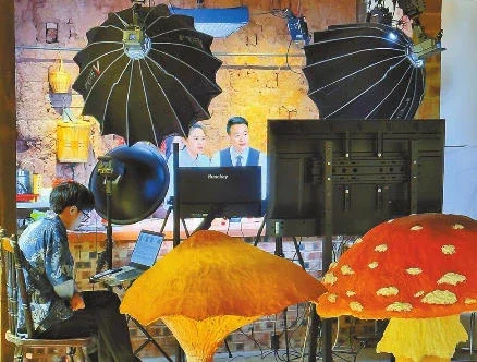 拾翠山谷直播选品基地。