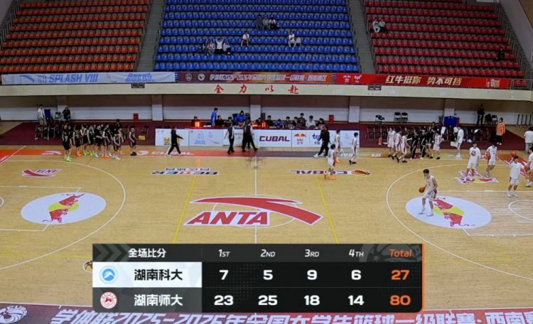 CUBAL女篮-湖南师大12人登场均得分大胜湖南科大晋级半决赛