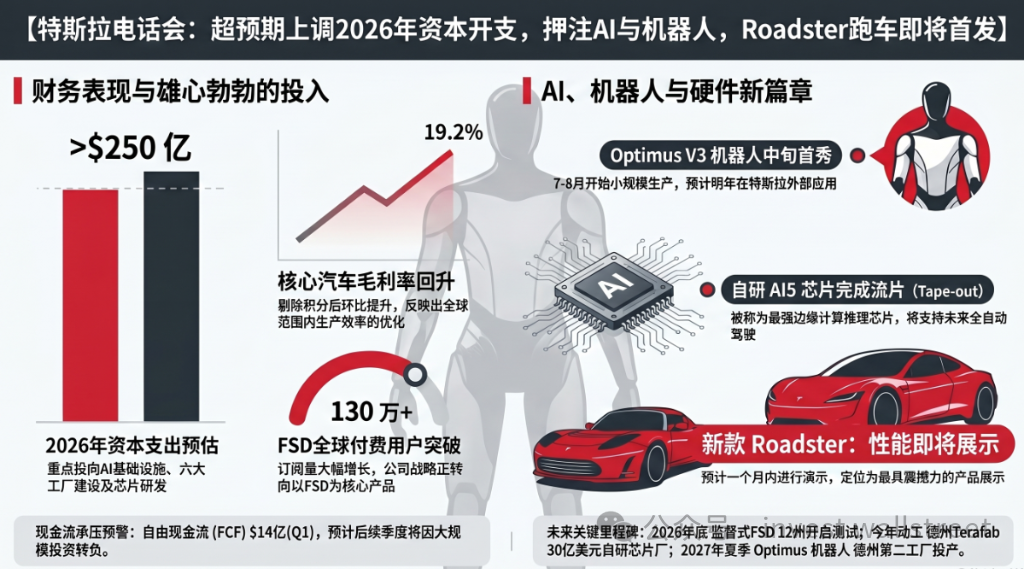 图：特斯拉召开2026Q1业绩电话会 来源：华尔街见闻