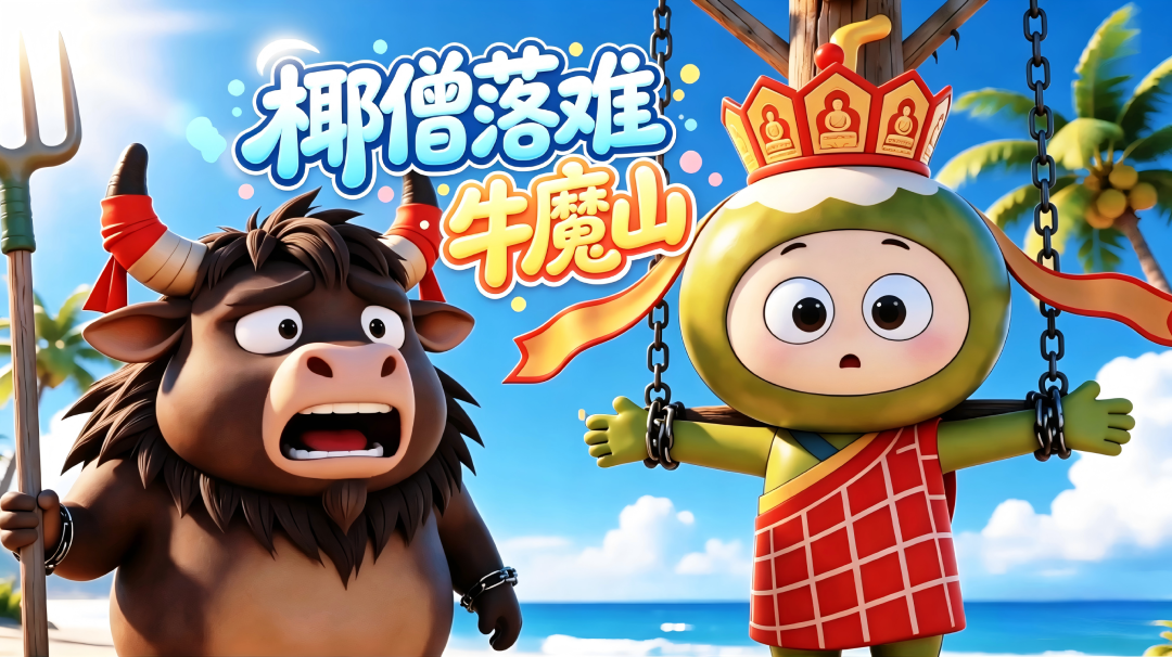 ▲第四期视频“椰僧落难牛魔山”紧跟网络热点，以《大话西游》创意剧情巧妙植入酒店开业信息，热度持续攀升。