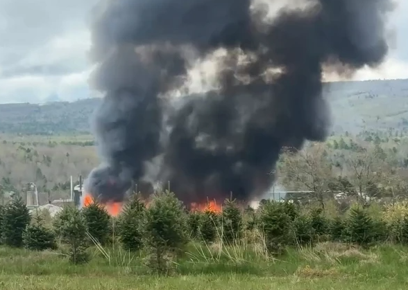美国缅因州一木材厂爆炸起火 至少11人受伤