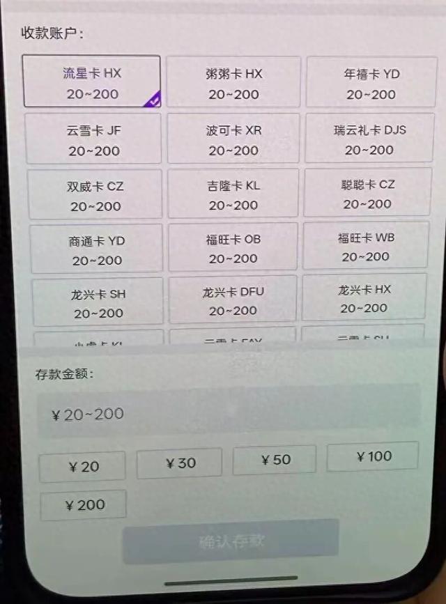 某网赌平台的充值页面（央广网发，警方供图）