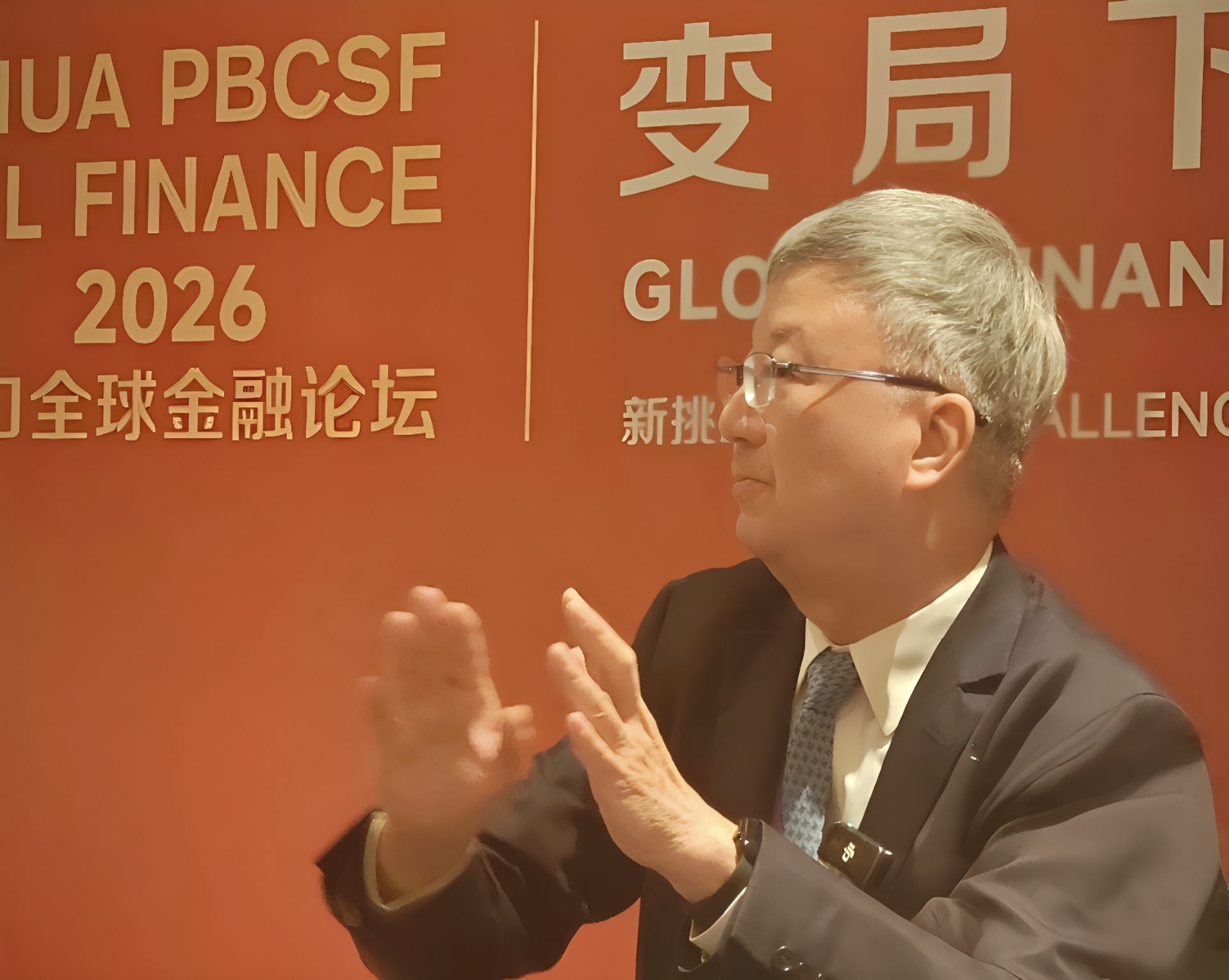 中国人民银行原副行长朱民&nbsp; &nbsp;图片来源：每经记者 张祎 摄