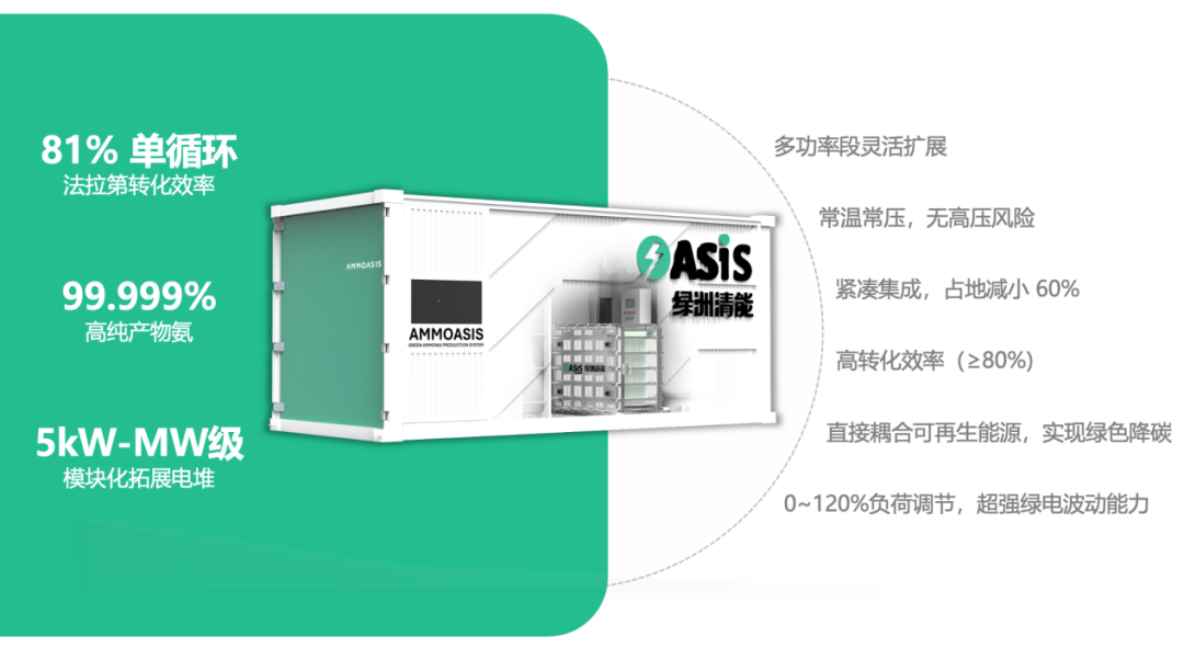 电化学合成氨系统