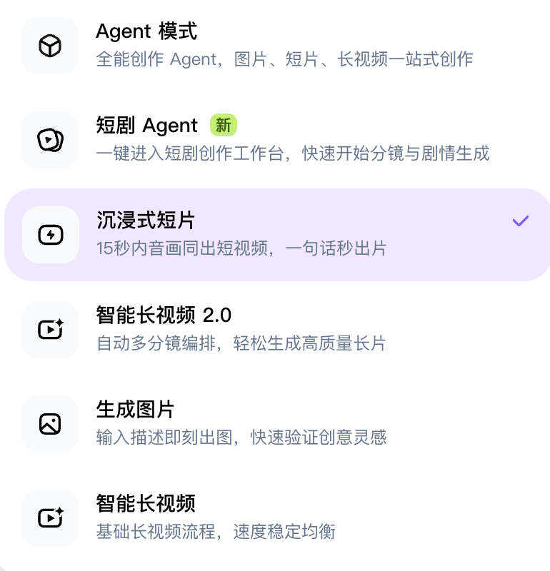 图注：小云雀的六种模式