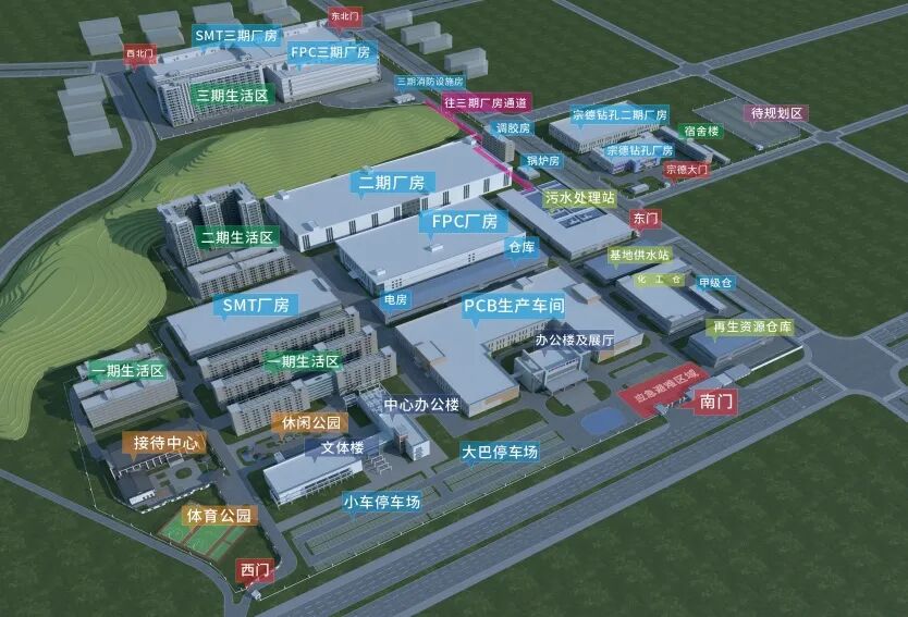 ▲龙川公司鸟瞰图
