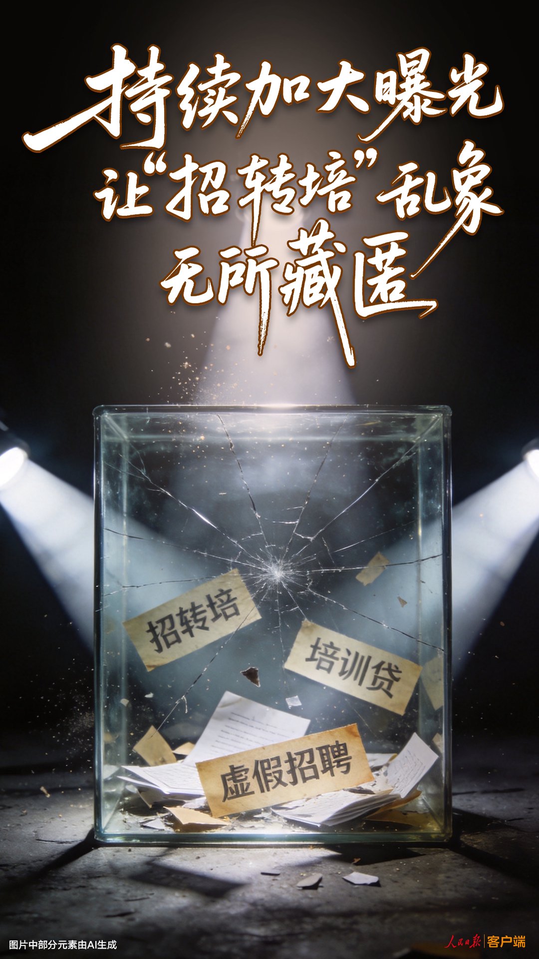 持续加大曝光，让“招转培”乱象无所藏匿