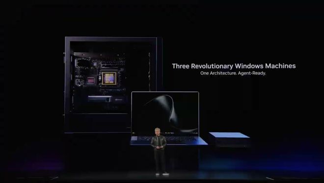 英伟达为 AI PC 时代规划了完整的产品阵容｜图片来源：英伟达 GTC 直播