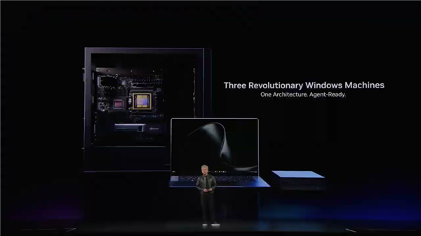 英伟达为 AI PC 时代规划了完整的产品阵容｜图片来源：英伟达 GTC 直播