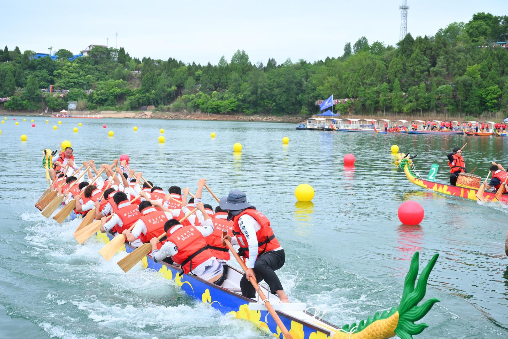 获胜队伍可获万元大奖 四川绵阳仙海端午龙舟公开赛19日开赛