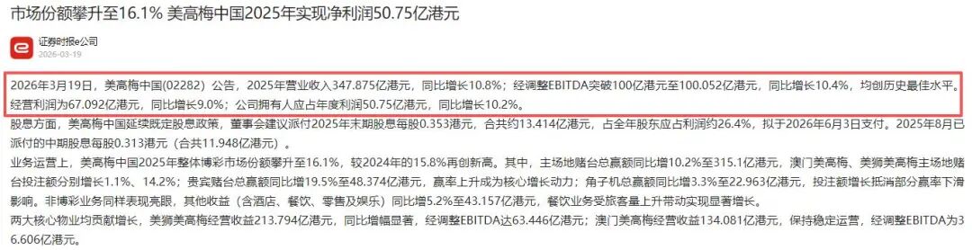 何超琼清仓美高梅国际股份 套现超 1.4 亿美元