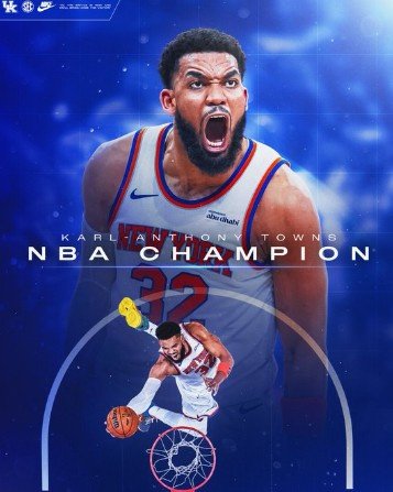 为你骄傲！肯塔基大学男篮贺电：唐斯现在成为一名NBA总冠军啦