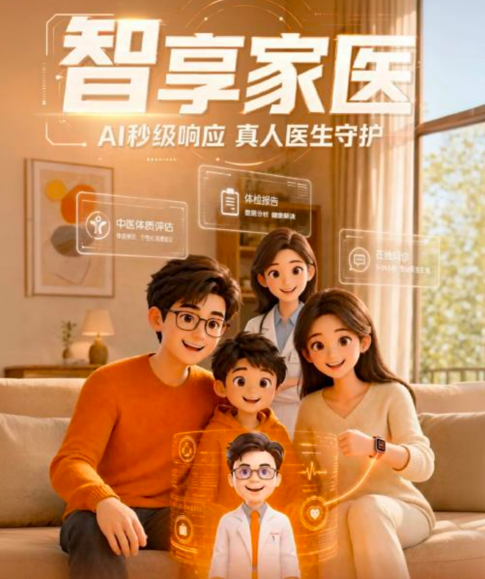 互联网医疗走向数字化、普惠化、场景化 “AI+真人”双引擎推动主动健康服务