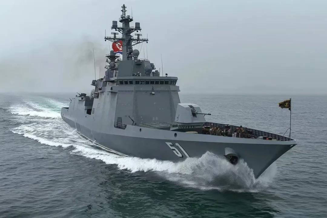 “崔贤”号新型多用途驱逐舰正式进入朝鲜海军服役