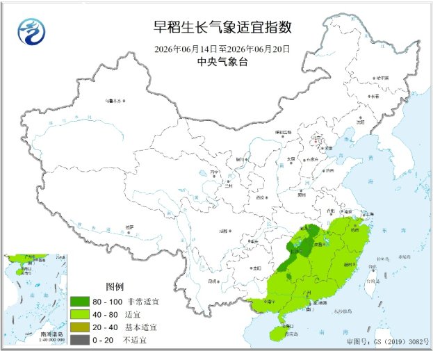 附图4&nbsp; 早稻助长自得合适指数