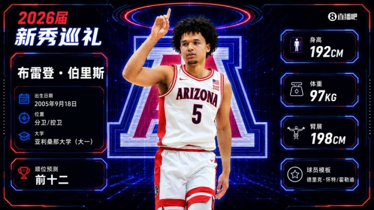 华裔血统双能卫！NBA选秀大会：雄鹿第10顺位选中布雷登·伯里斯