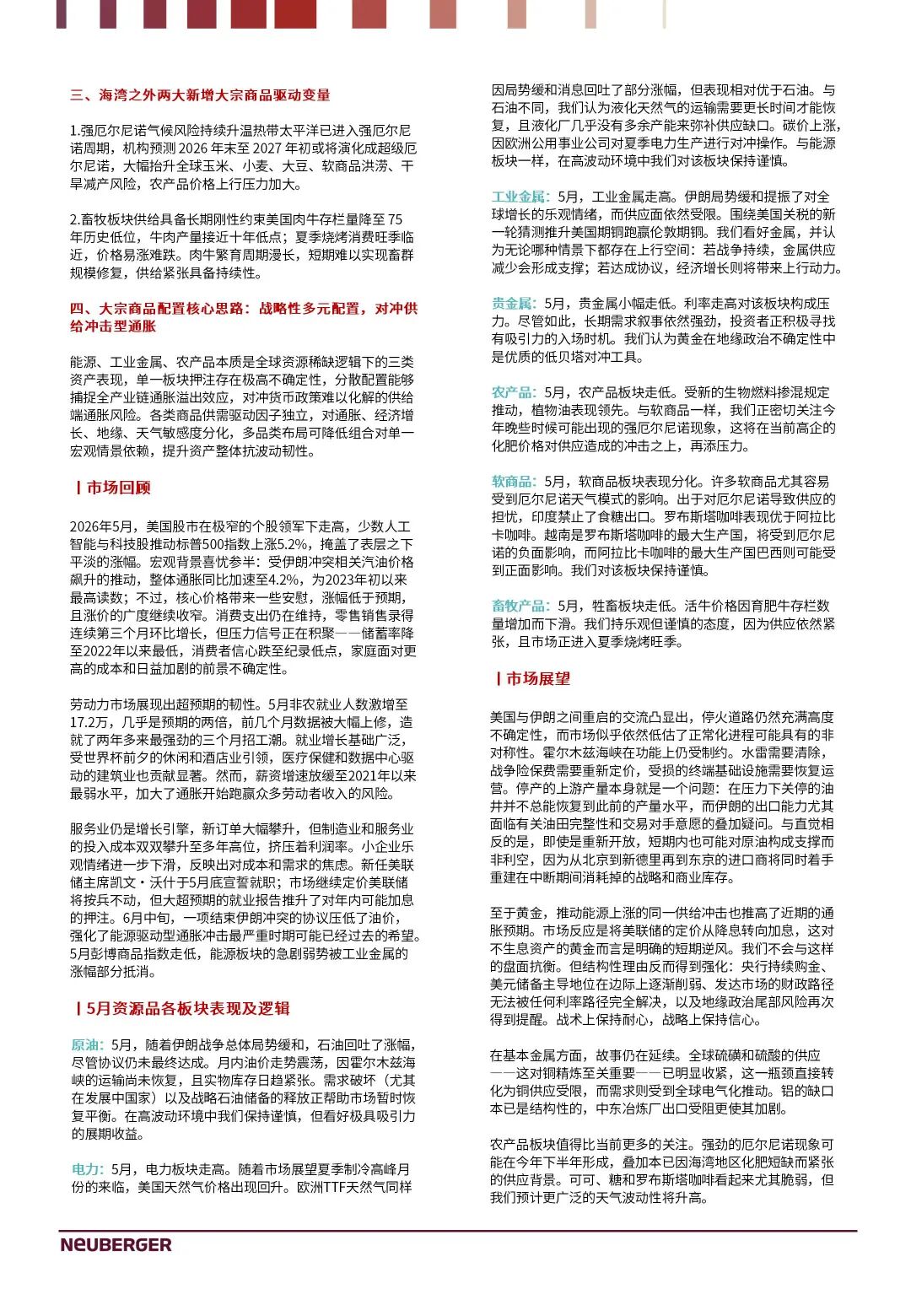 ▲ 点击上图查阅《路博迈全球及中国资源行业洞见26年第6期》全文