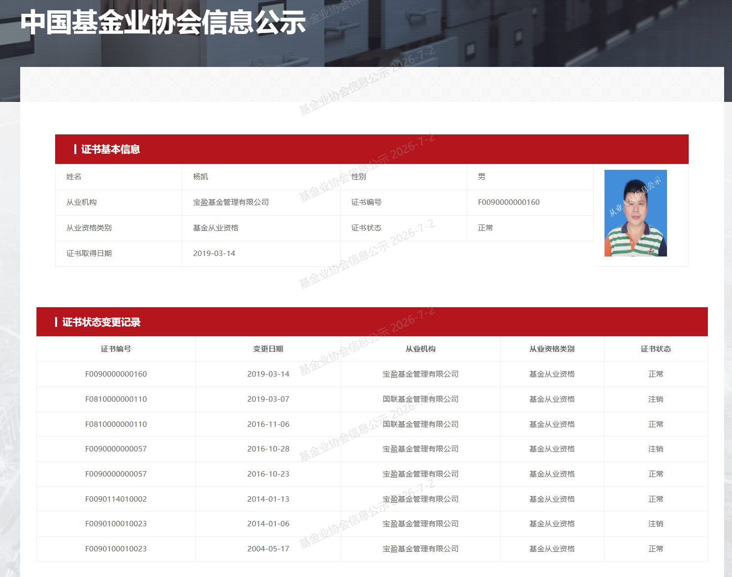 图片来源：中国证券投资基金业协会网站截图