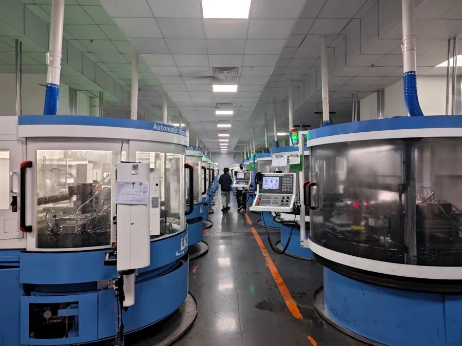 图为鼎泰高科PCB钻针生产工厂。程浩 摄
