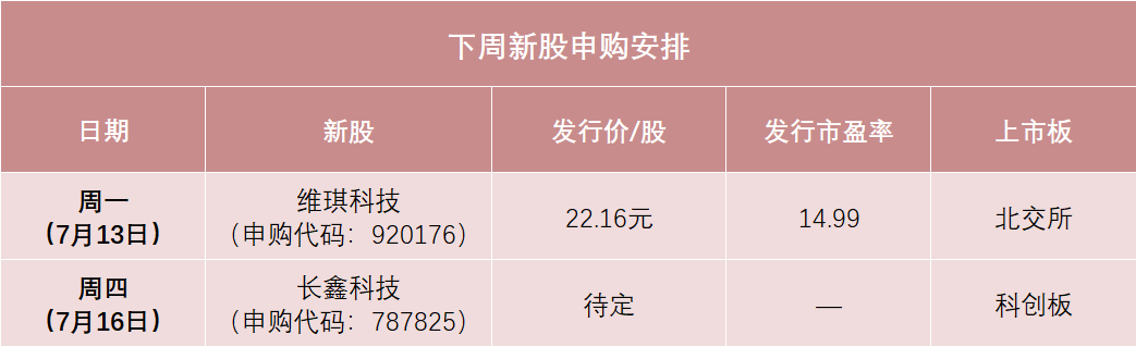 下周两大新股来袭，存储巨头中签率亮眼