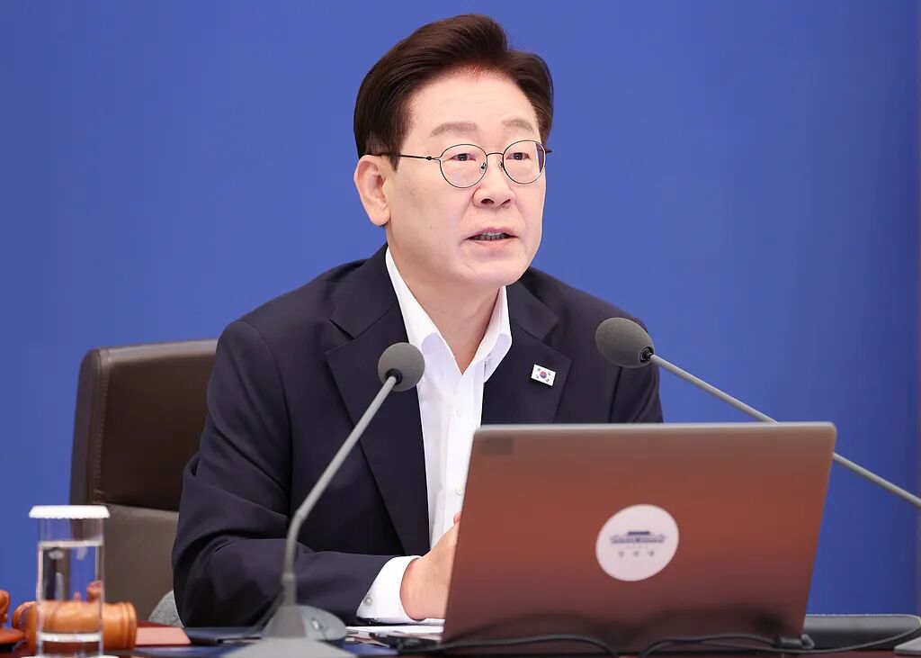 李在明 资料图。图源：视觉中国