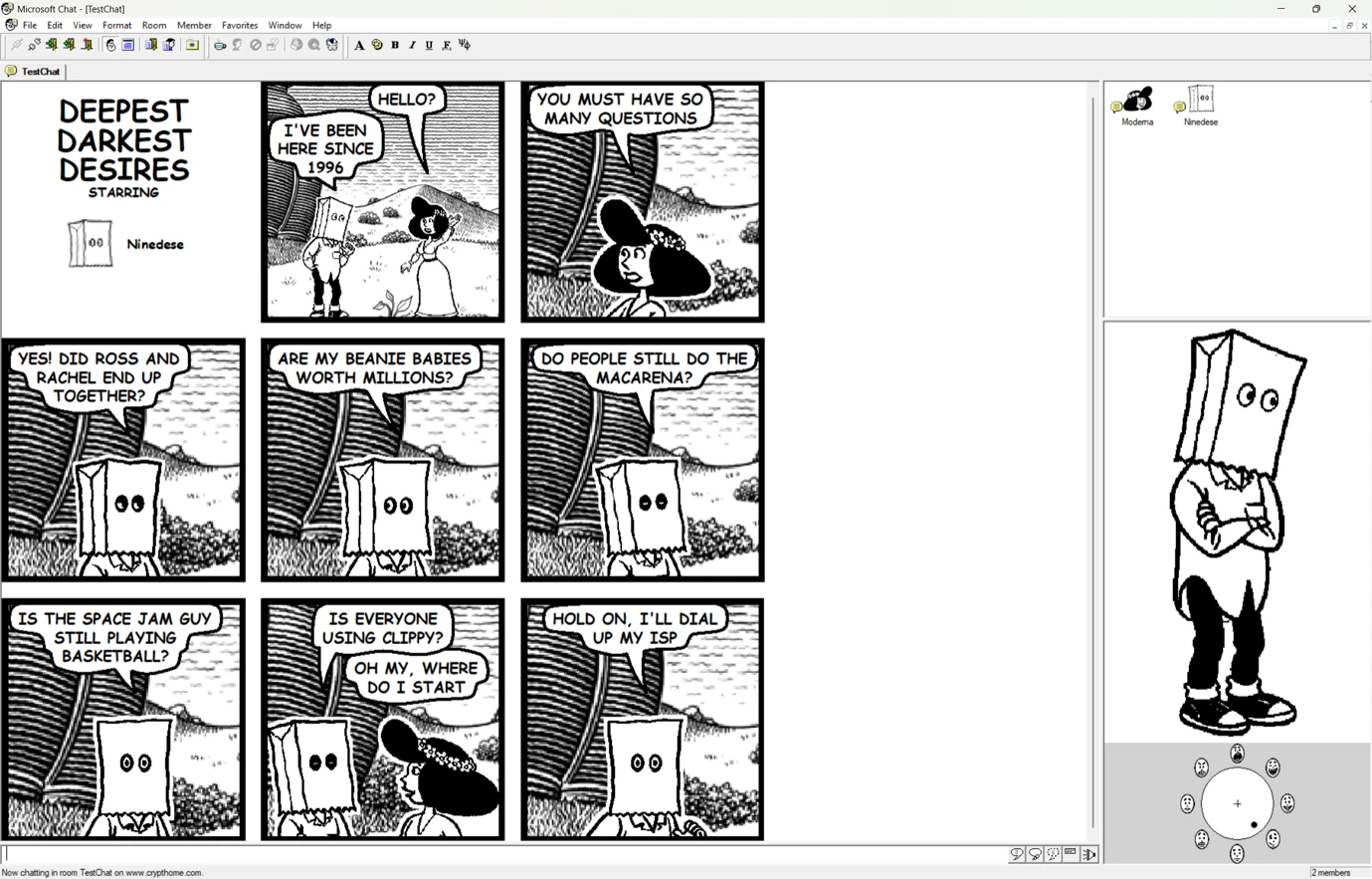 曾帮助 Comic Sans 字体火遍全球：微软开源 30 年前的 Comic Chat 聊天软件