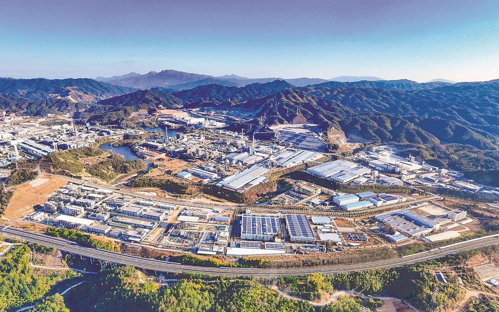 位于上杭县蛟洋镇的蛟洋新材料产业园（受访企业供图）